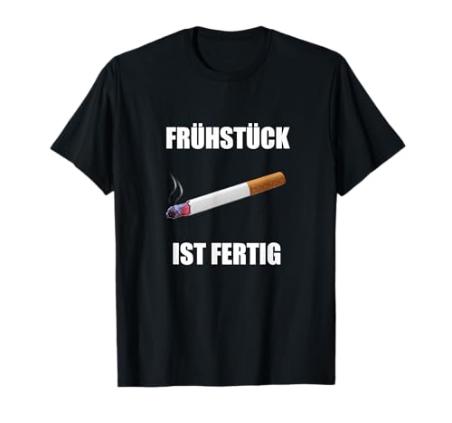 T-Shirt Zigarette Nikotin Raucher Kippe Glimmstängel T-Shirt