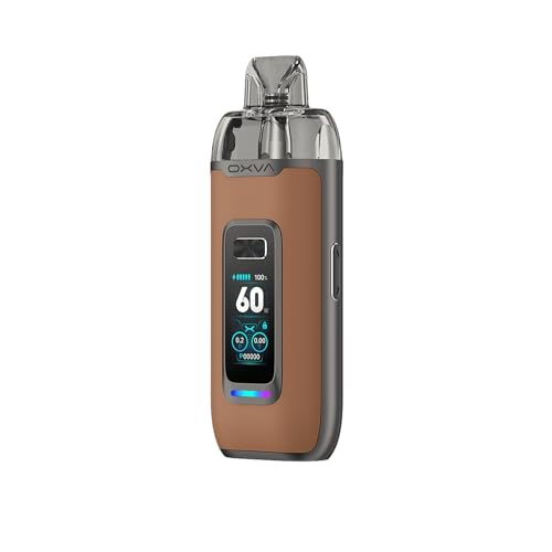 OXVA Vprime, Pod System, E-Zigarette, 2600 mAh, 5 ml, Farbe brown leath