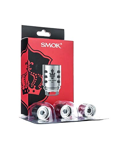 (V12 Prine Q4) Verdampferköpfe Authentic Smok Coils 0.4 Ohm für Verdampfer E zigarette TFV12 Prince/Resa Kein Nikotin, Kompakt