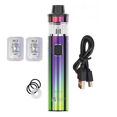 VAPTIO Solo 2 Kit Elektronische Zigarette 3000mAh Eingebauter Akku 50W Netzwerkspule für 4,0ml All-in-One-Tank,No E Liquid No Nicoti