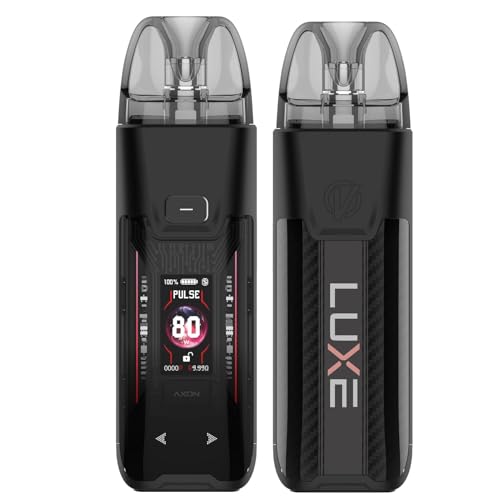 Vaporesso Luxe XR MAX 2 Pod System Kit E-Zigarette Nikotinfrei Farbe Schwarz-Led