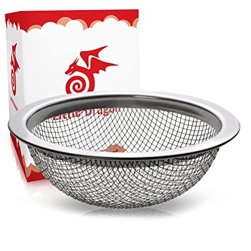 Little Dragon Shisha Sieb für Tonkopf & Steinkopf perfekt geeignet - Shisha Kopf Sieb 16mm aus 100% rostfreien Edelstahl - Kopfsieb spart Tabak und erhöht den Durchzug - Edles Shisha Zubehö